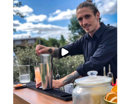 Demo high end cocktail catering_Casa Latino_Bartender Nicky Vercauteren