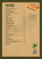 Menu Tapas