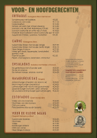 Menu voor-en hoofdgerechten